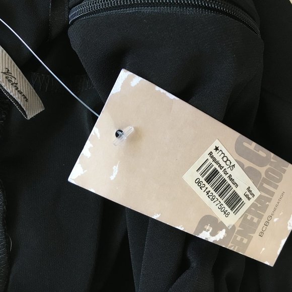 BCBGeneration Women's One Shoulder Drape Dress - Picture 8 of 10